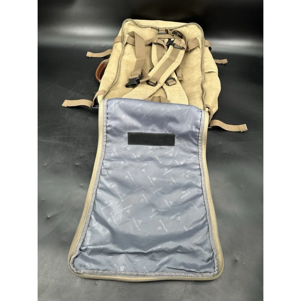 Witzman Recreation Canvas Travel‎ Convertible Backpack Carryon Duffle Bag